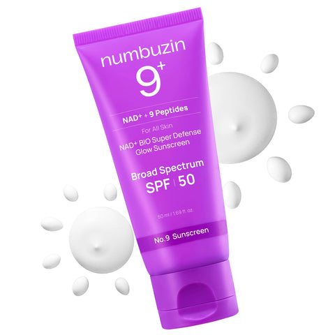 numbuzin No.9 NAD+ BIO Super Defense Glow Sunscreen SPF 50 50ml