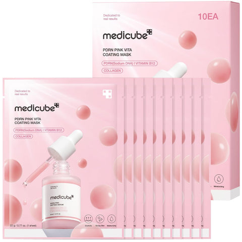 [Medicube] PDRN PINK SALMON VITA COATING MASK 10EA