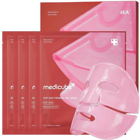 [Medicube] (4EA) EGF NAD FIRMNG GEL MASK