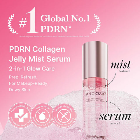 [Medicube] PDRN PINK COLLAGEN GLOW JELLY MIST SERUM 100ml