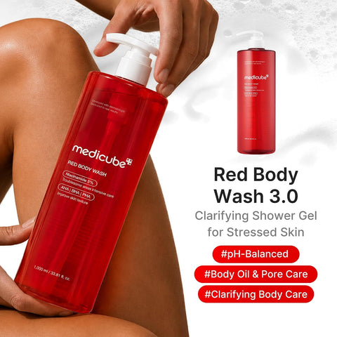 [Medicube] RED ACNE BODY WASH 3.0 400ml