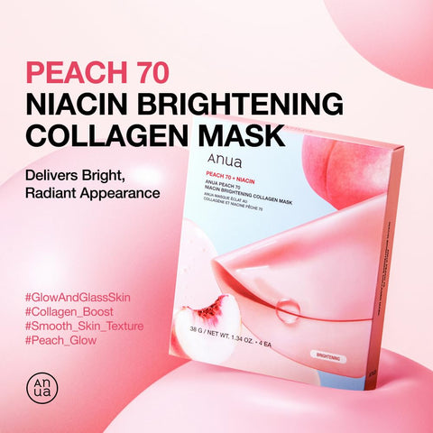 [ANUA] Peach 70 Niacin Brightening Collagen Mask