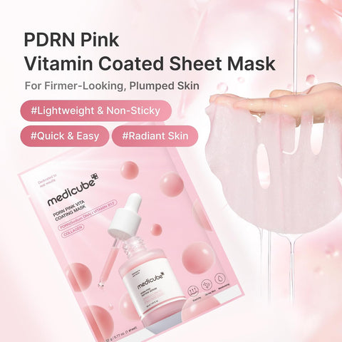 [Medicube] PDRN PINK SALMON VITA COATING MASK 10EA