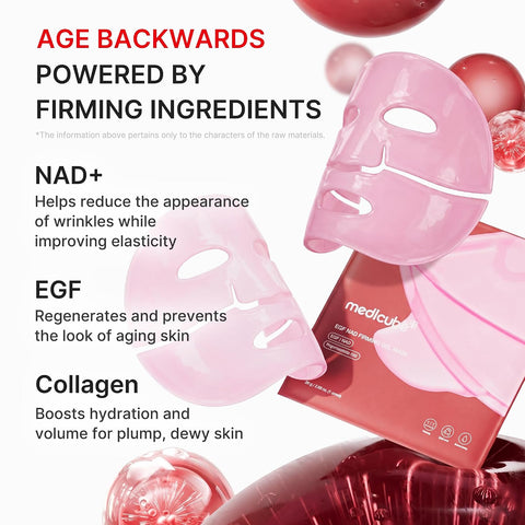 [Medicube] (4EA) EGF NAD FIRMNG GEL MASK
