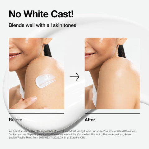 [ANUA] (OTC) Zero-Cast Moisturizing Finish Sunscreen 50ml