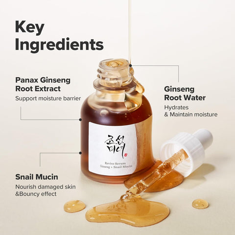 Beauty of Joseon Revive Serum : Ginseng + Snail Mucin 30ml