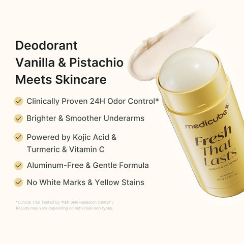 Medicube VANILLA & PISTACHO DEODORANT