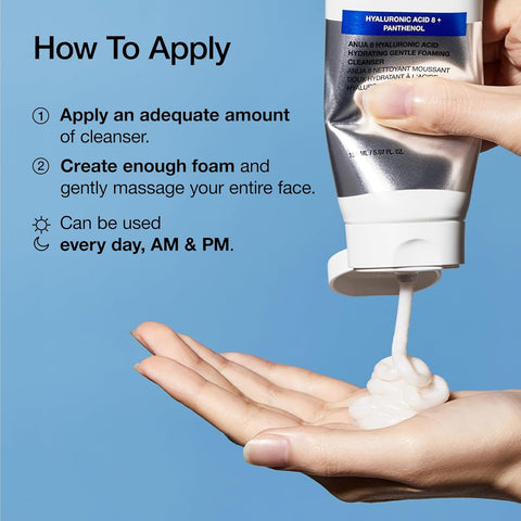 [ANUA] 8% Hyaluronic Acid Hydrating Gentle Foaming Cleanser 150ml