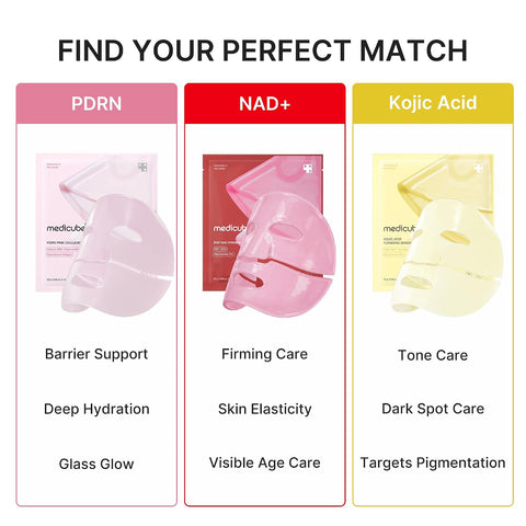 [Medicube] (4EA) EGF NAD FIRMNG GEL MASK