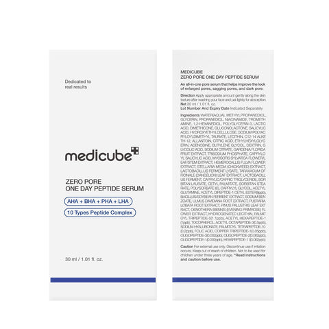 Medicube Zero Pore One Day Peptide Serum 30ml