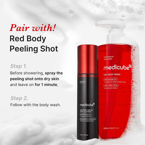 [Medicube] RED ACNE BODY WASH 3.0 400ml