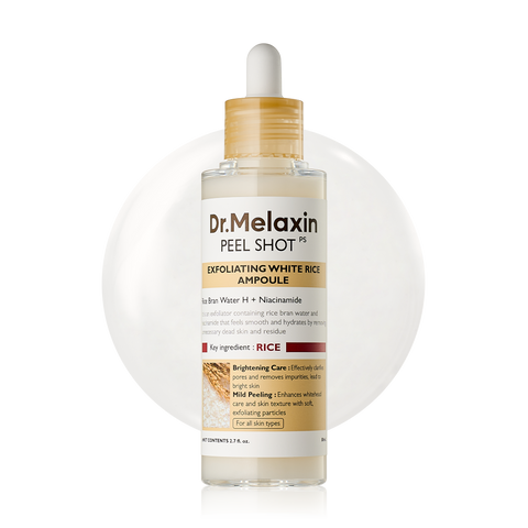 Dr.Melaxin Peel Shot Exfoliating White Rice Ampoule 80ml