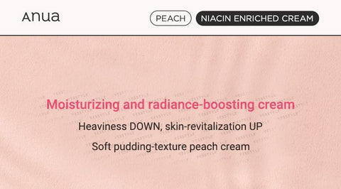 ANUA PEACH 77 NIACIN ENRICHED CREAM 50ml