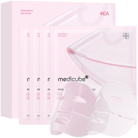 Medicube PDRN Pink Collagen Gel Mask 4ea – hydrogel sheet mask for hydration