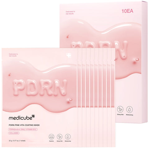 Medicube PDRN Pink Vita Coating Mask 10EA