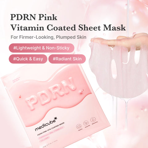 Medicube PDRN Pink Vita Coating Mask detail