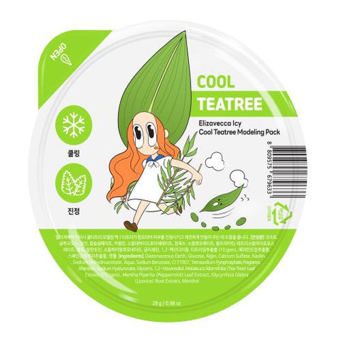 Elizavecca Icy Cool Teatree Modeling Pack 28g