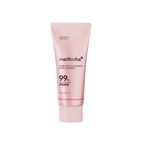 Medicube PDRN Pink Niacinamide Whip Cleanser 120g – whipped brightening foam cleanser